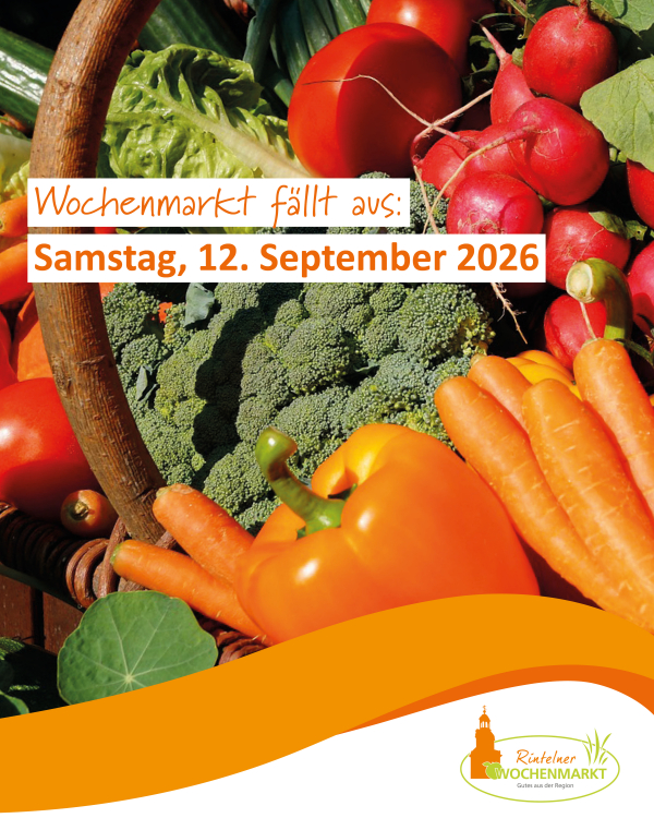 Wochenmarkt faellt aus