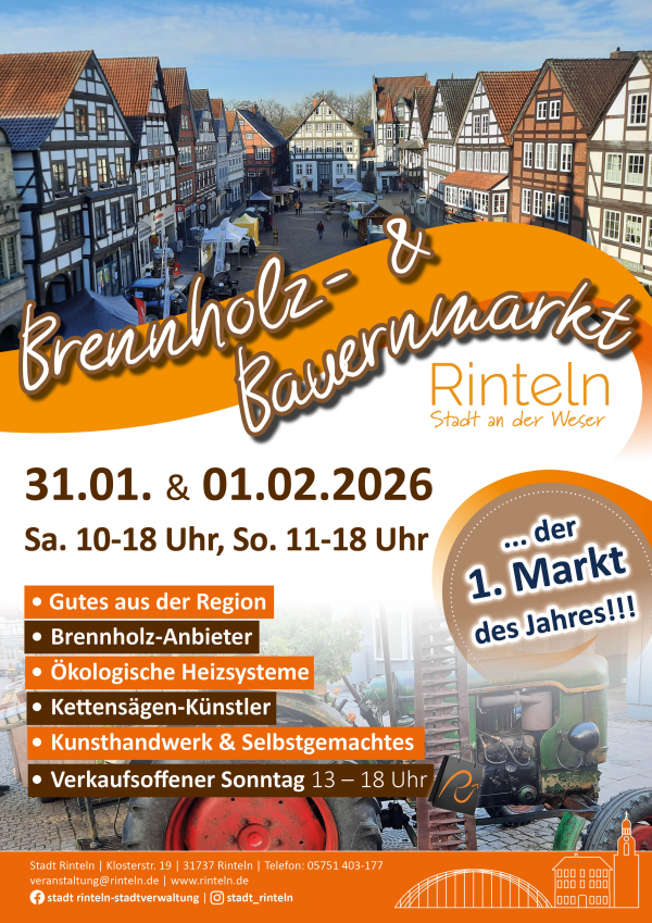 Plakat Brennholzmarkt 2027