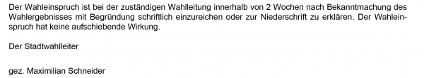 Bekanntmachung Ergebnis Ortsratswahl Todenmann Stadt Rinteln 4